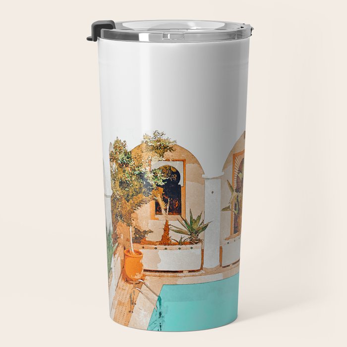 Turkish Holiday #painting #travel Travel Mug Gallery Image 3