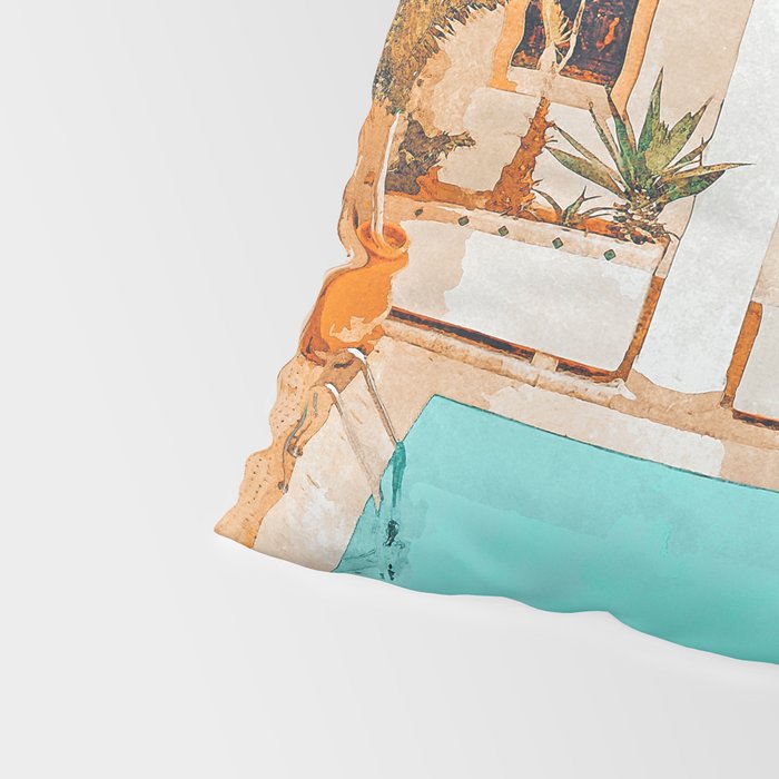 Turkish Holiday #painting #travel Pillow Sham Gallery Image 4