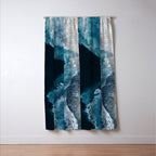 Aerial Ocean Waves - Coastal Wall Art Photography Window Curtain Gallery Image 3