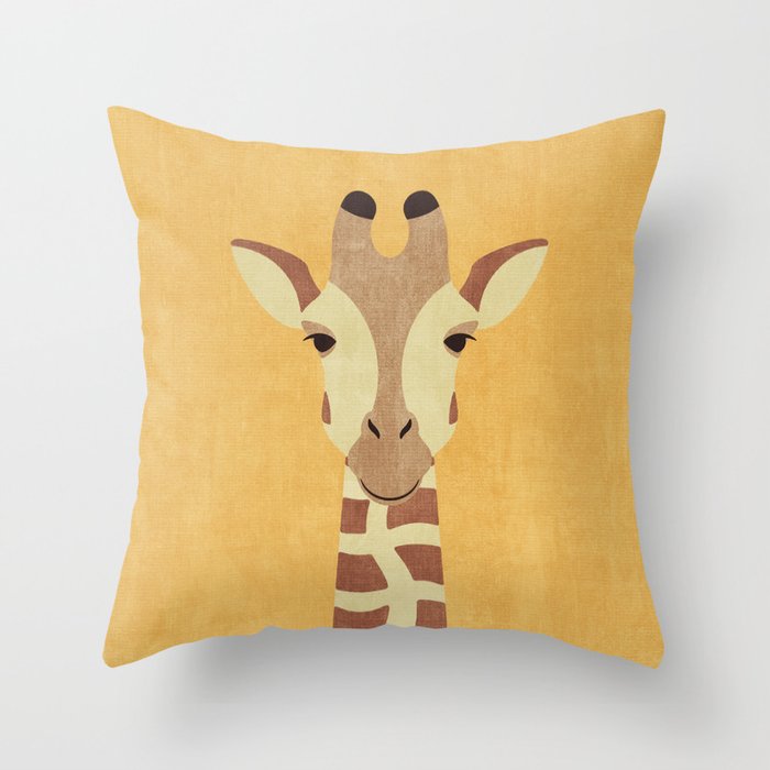 FAUNA / Giraffe Throw Pillow Gallery Image 6