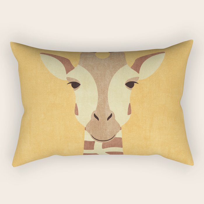 FAUNA / Giraffe Rectangular Pillow Gallery Image 2