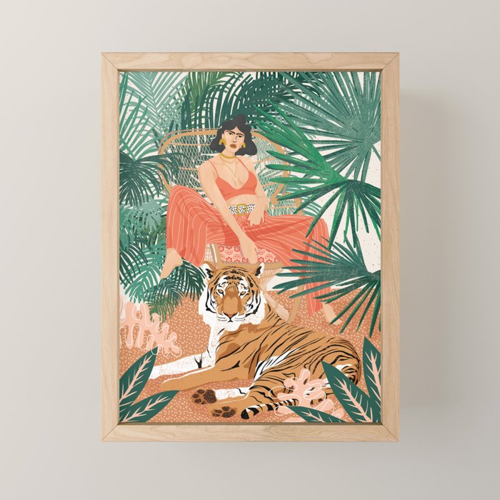 Tiger Leader Mini Art Print Gallery Image 1