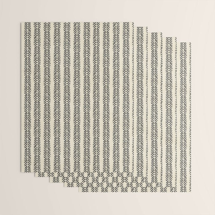 Small Black and White Arrowheads Wrapping Paper Gallery Image 3