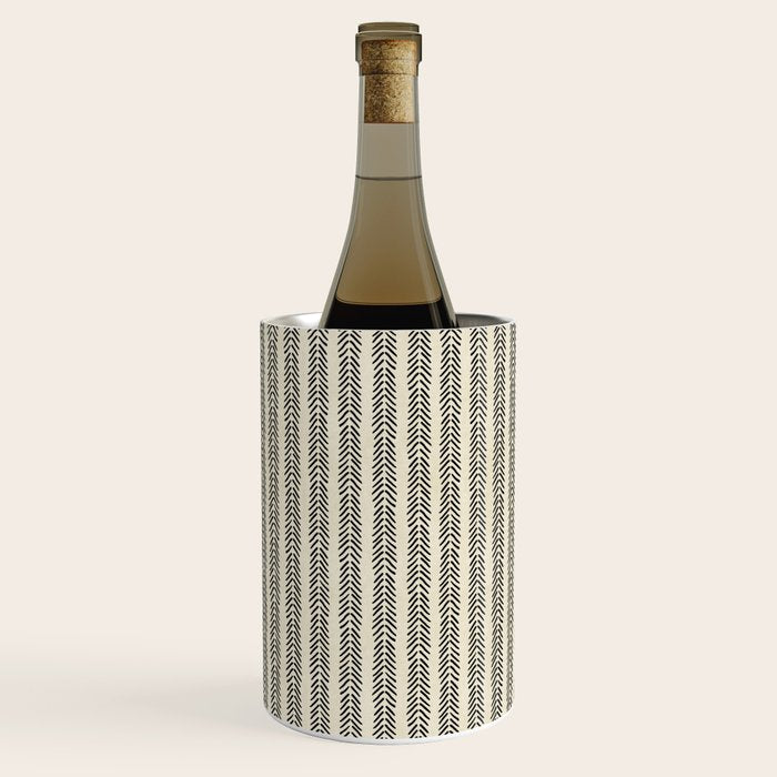 Small Black and White Arrowheads Wine Chiller Gallery Image 1
