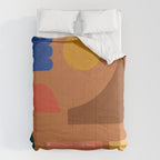 Colorful Modern Abstract Shapes 2 Comforter Gallery Image 6