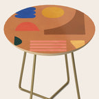 Colorful Modern Abstract Shapes 2 Side Table Gallery Image 2