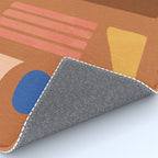 Colorful Modern Abstract Shapes 2 Rug Gallery Image 4