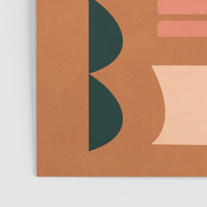 Colorful Modern Abstract Shapes 2 Poster Gallery Image 3