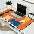 Colorful Modern Abstract Shapes 2 Desk Mat Gallery Image 2