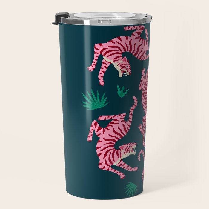 Night Race: Pink Tiger Edition Travel Mug Gallery Image 3