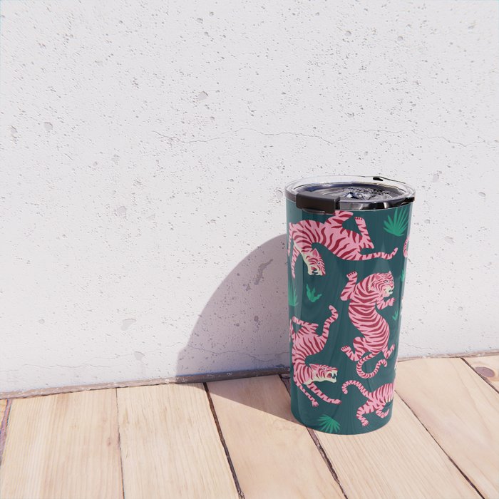 Night Race: Pink Tiger Edition Travel Mug Gallery Image 4