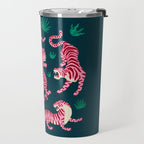 Night Race: Pink Tiger Edition Travel Mug Gallery Image 2