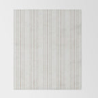 AEGEAN MULTI SIMPLE TICKING STRIPE JUTE Throw Blanket Gallery Image 2