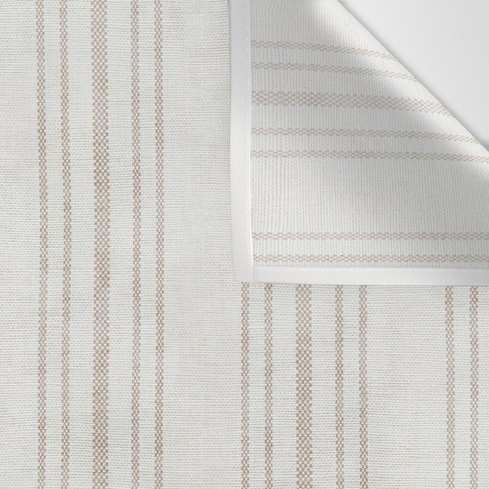 AEGEAN MULTI SIMPLE TICKING STRIPE JUTE Wall Tapestry Gallery Image 3