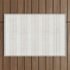 AEGEAN MULTI SIMPLE TICKING STRIPE JUTE Outdoor Rug Gallery Image 1
