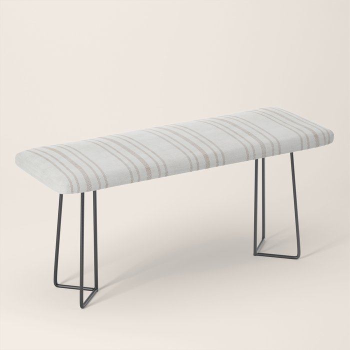 AEGEAN MULTI SIMPLE TICKING STRIPE JUTE Bench Gallery Image 1