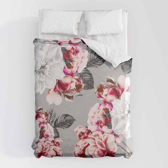 Flora temptation - twilight Duvet Cover Gallery Image 1