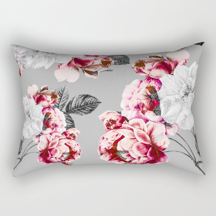 Flora temptation - twilight Rectangular Pillow Gallery Image 2