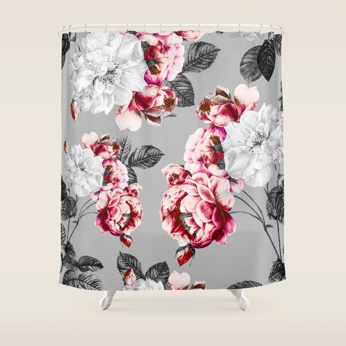 Flora temptation - twilight Shower Curtain Gallery Image 1