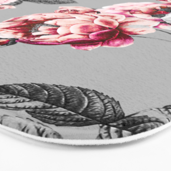 Flora temptation - twilight Bath Mat Gallery Image 3