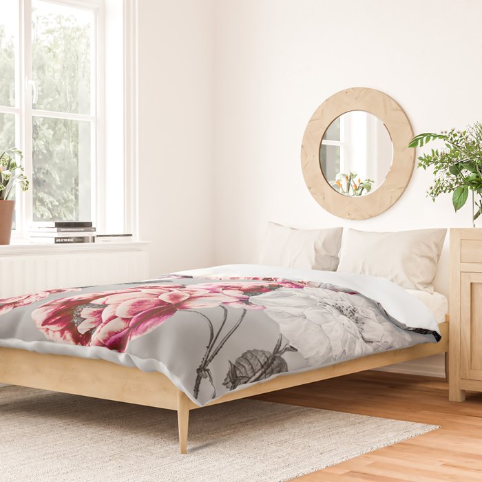Flora temptation - twilight Duvet Cover Gallery Image 2