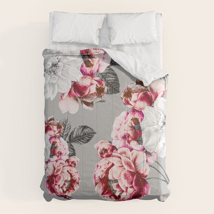 Flora temptation - twilight Comforter Gallery Image 1