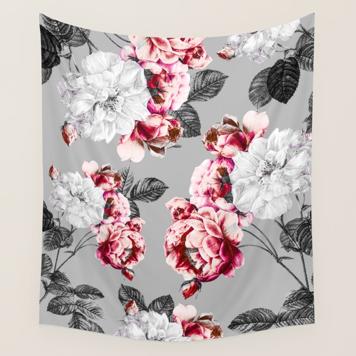 Flora temptation - twilight Wall Tapestry Gallery Image 4