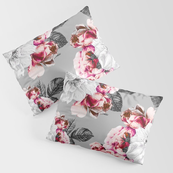 Flora temptation - twilight Pillow Sham Gallery Image 1