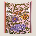 Rhode Island Wildflowers Wall Tapestry Gallery Image 4