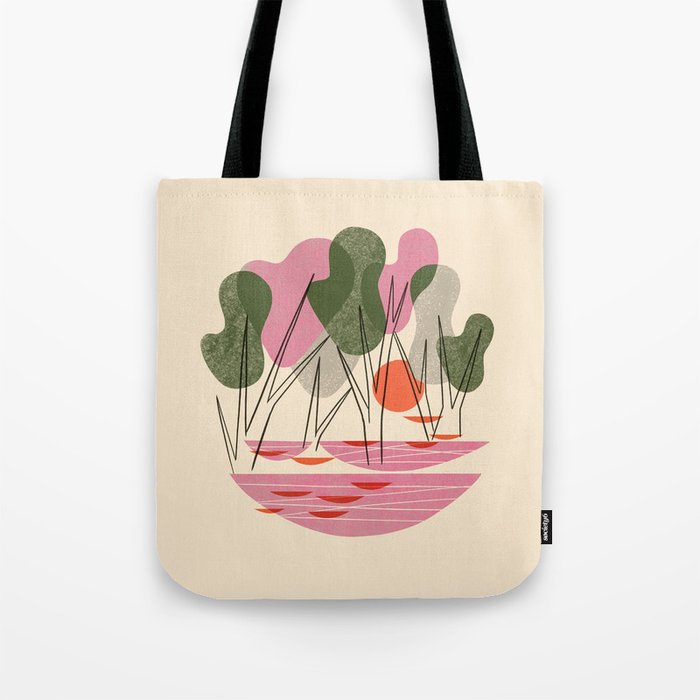 Abstract Forest Tote Bag Gallery Image 1