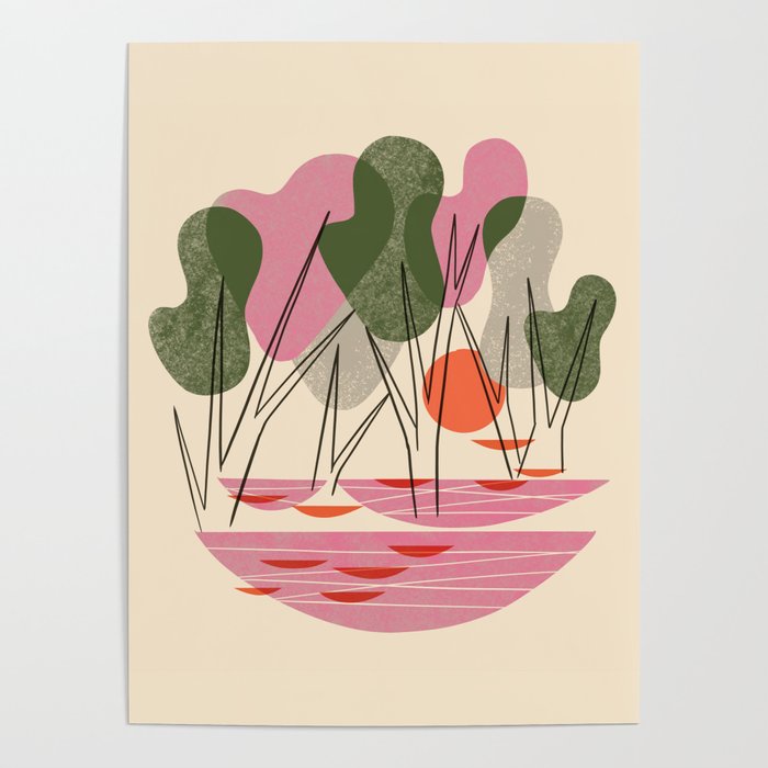 Abstract Forest Poster Gallery Image 4