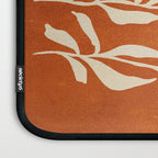 Cognac Leaves: Mid Century Terracotta Edition Laptop Sleeve Gallery Image 3