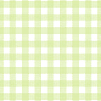 Gingham Check Pattern in Light Lime Green and White Coffee Mug Gallery Image 2