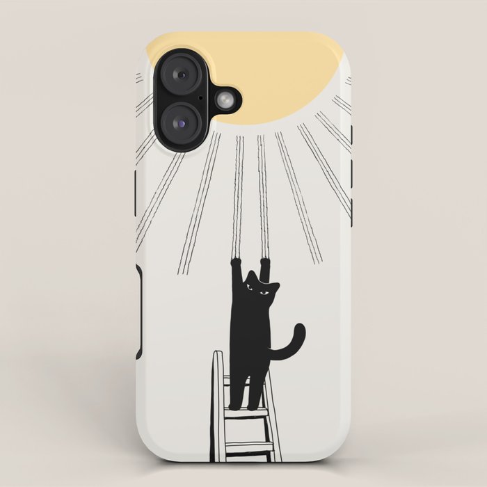 Cat Landscape 198: Making Sunshine iPhone Case Gallery Image 1