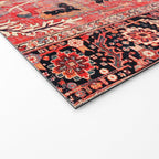 Heriz Azerbaijan Northwest Persian Rug Print Welcome Mat Gallery Image 2