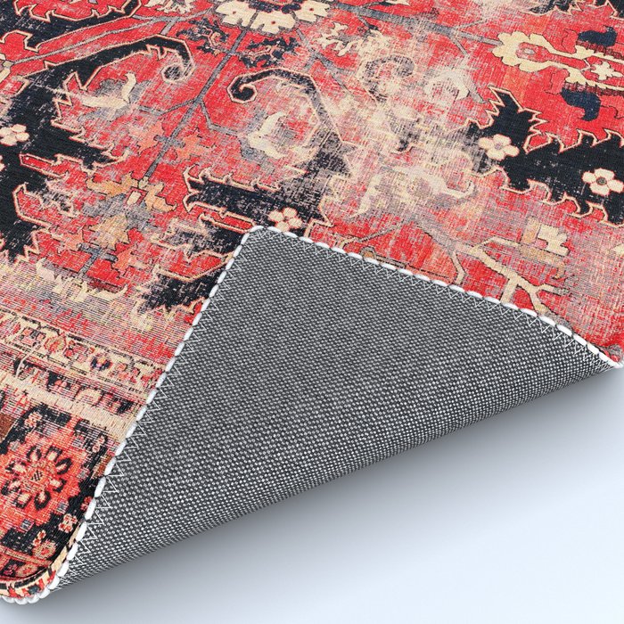 Heriz Azerbaijan Northwest Persian Rug Print Rug Gallery Image 4