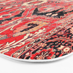 Heriz Azerbaijan Northwest Persian Rug Print Bath Mat Gallery Image 3