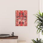 Heriz Azerbaijan Northwest Persian Rug Print Poster Gallery Image 2