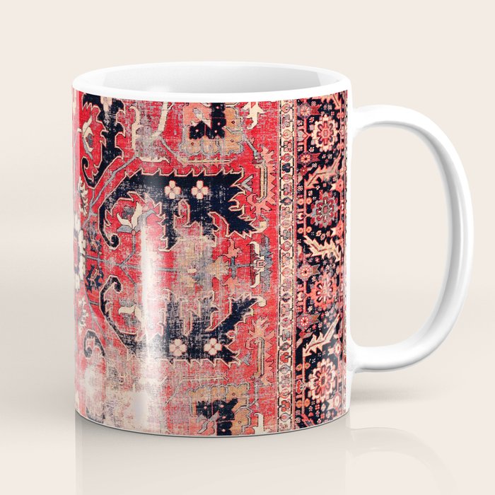 Heriz Azerbaijan Northwest Persian Rug Print Coffee Mug Gallery Image 1