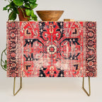 Heriz Azerbaijan Northwest Persian Rug Print Credenza Gallery Image 1
