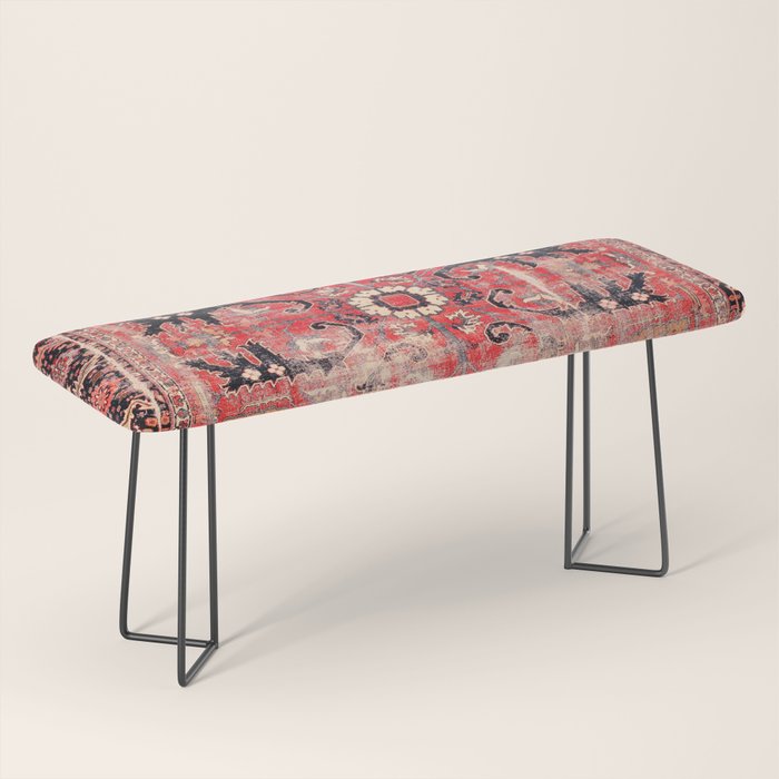 Heriz Azerbaijan Northwest Persian Rug Print Bench Gallery Image 1