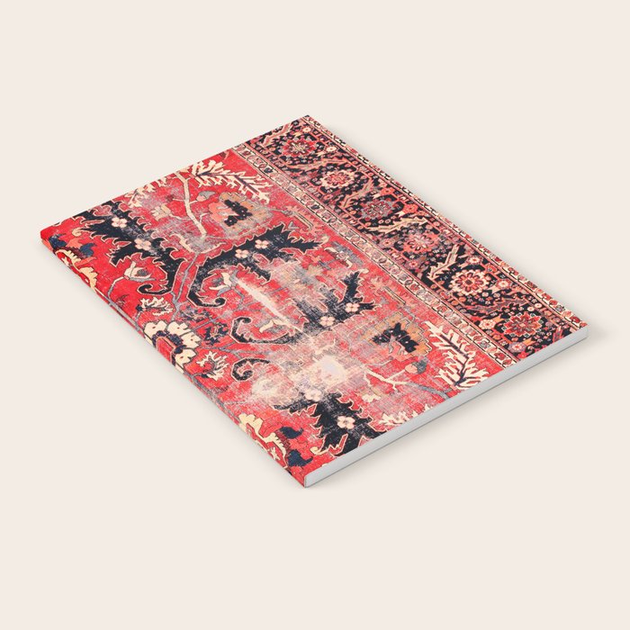 Heriz Azerbaijan Northwest Persian Rug Print Notebook Gallery Image 2