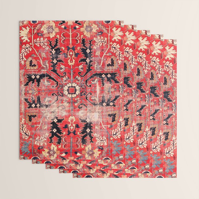 Heriz Azerbaijan Northwest Persian Rug Print Wrapping Paper Gallery Image 3