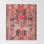 Heriz Azerbaijan Northwest Persian Rug Print Throw Blanket Gallery Image 2
