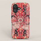 Heriz Azerbaijan Northwest Persian Rug Print iPhone Case Gallery Image 1