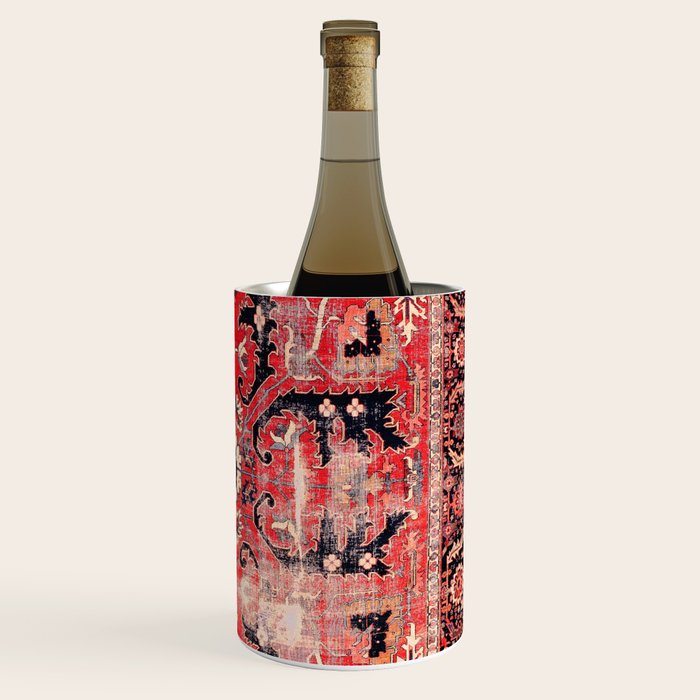 Heriz Azerbaijan Northwest Persian Rug Print Wine Chiller Gallery Image 3