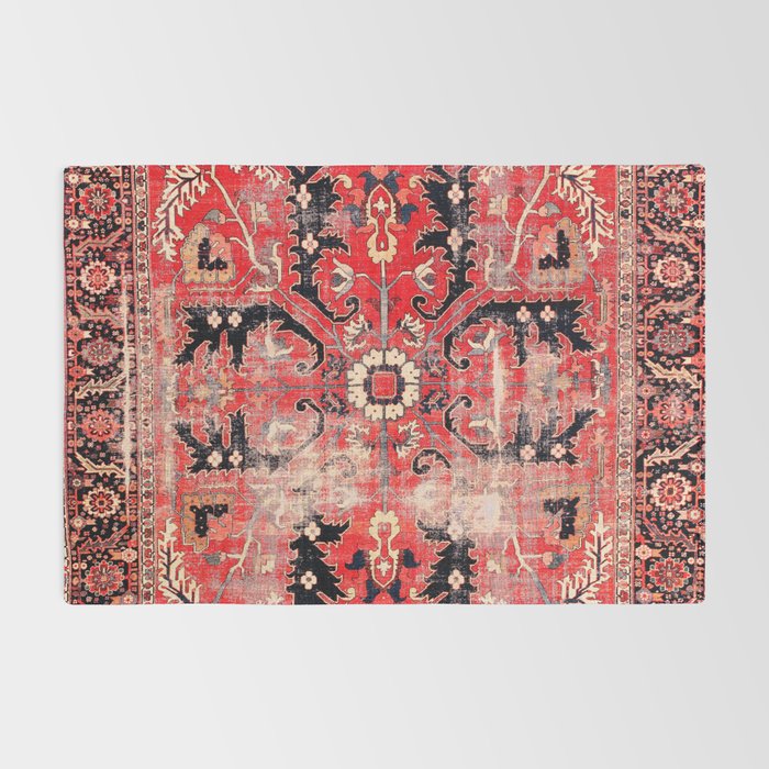 Heriz Azerbaijan Northwest Persian Rug Print Rug Gallery Image 2