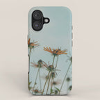 yellow flowers - happy botanical floral art iPhone Case Gallery Image 1