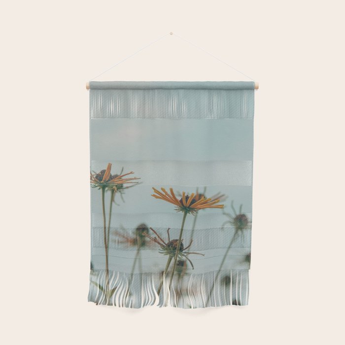 yellow flowers - happy botanical floral art Wall Hanging Gallery Image 1