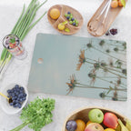 yellow flowers - happy botanical floral art Cutting Board Gallery Image 2